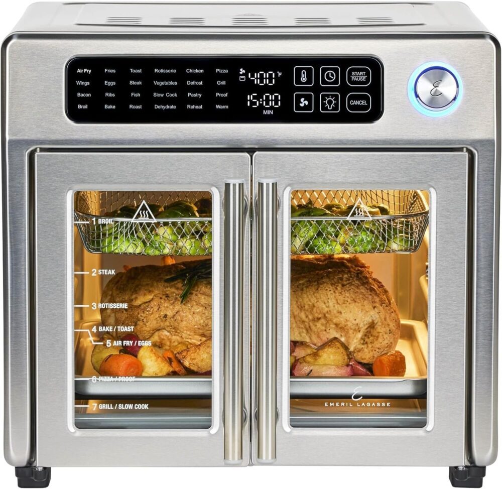 Fritadeira de ar extra grande Emeril Lagasse 26 QT, forno de... | É bom mesmo? Descubra antes de comprar