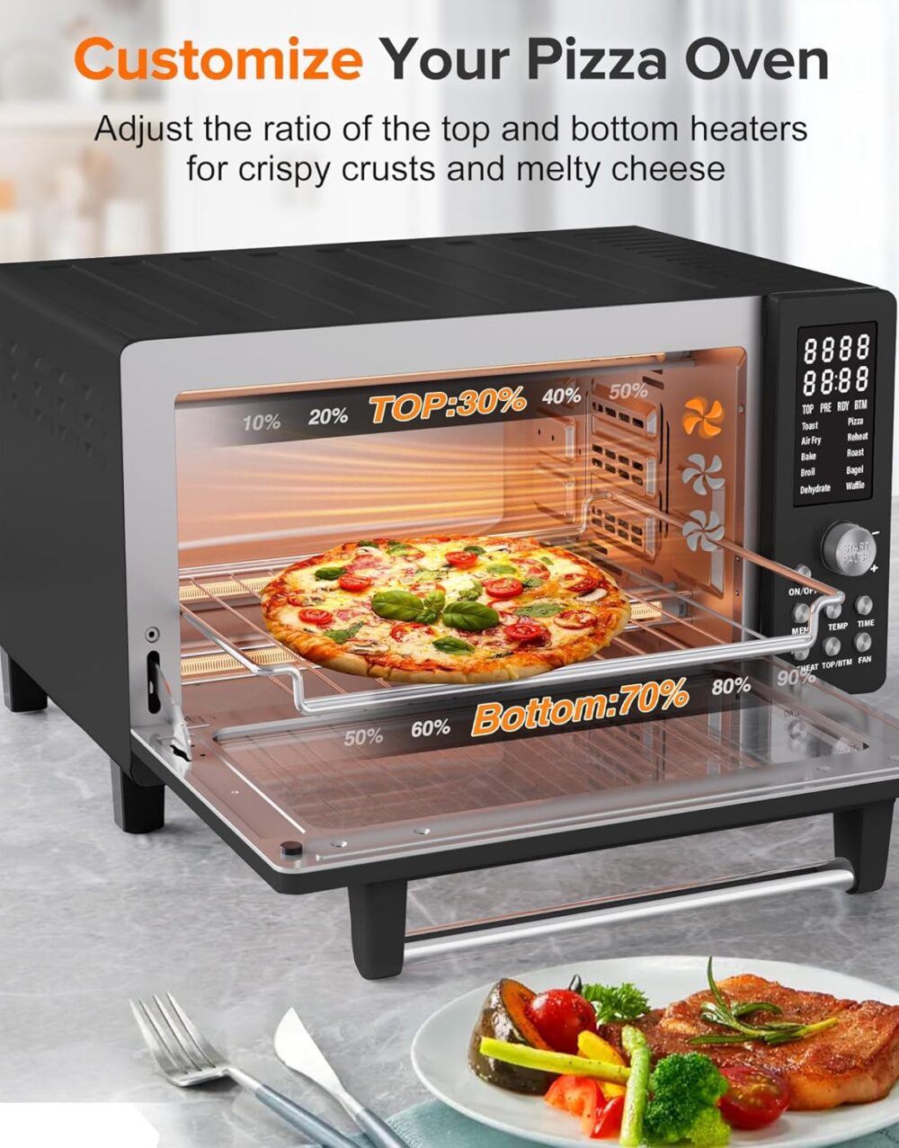 Nuwave Bravo Pro Smart Air Freyer Forno de torradeira Combo,... | É bom mesmo? Descubra antes de comprar - Image 5