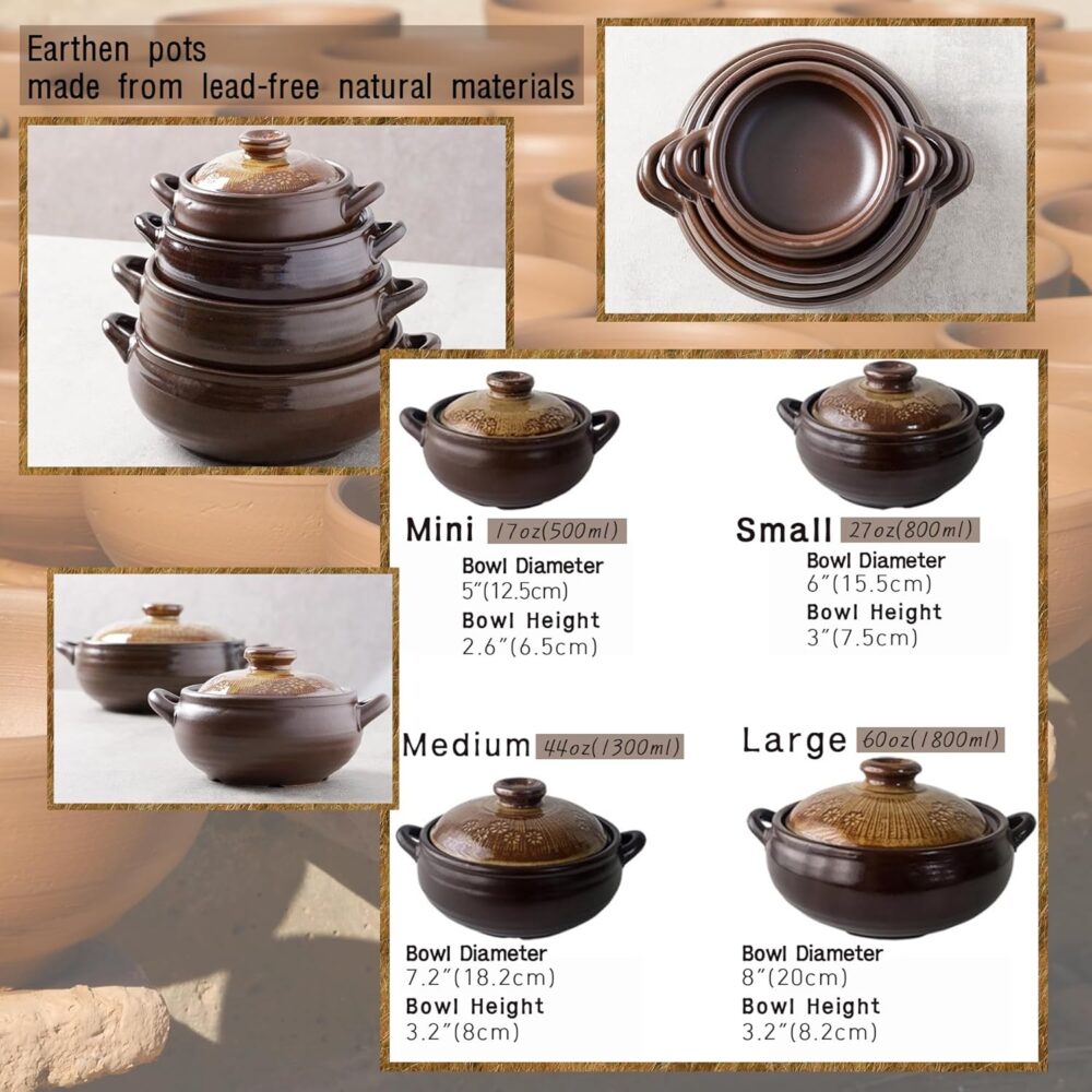 BALWOO Panela coreana [Buncheong] Ttukbaegi de cerâmica esma... - Image 5