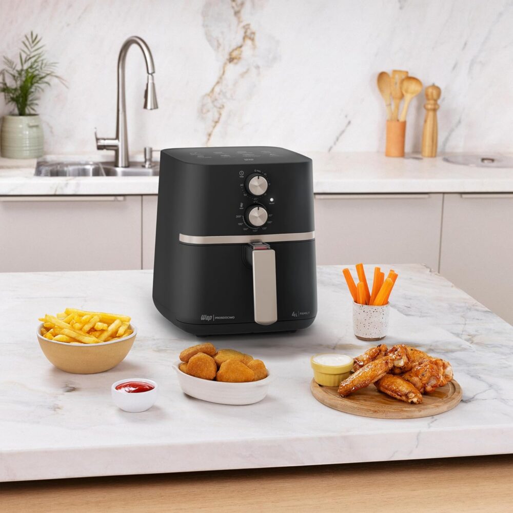 WAP Fritadeira Elétrica Air Fryer FAMILY 4 Litros, Temperatu... | É bom mesmo? Descubra antes de comprar - Image 5
