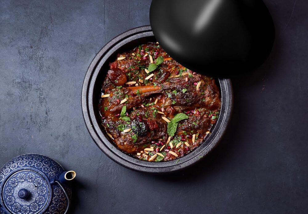 KooK Tagine Marroquino, Panela de Ferro Fundido Esmaltado, T... - Image 3
