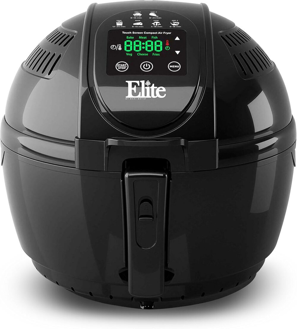 Elite Gourmet Fritadeira digital de camada dupla de 3,5-Qt | É bom mesmo? Descubra antes de comprar