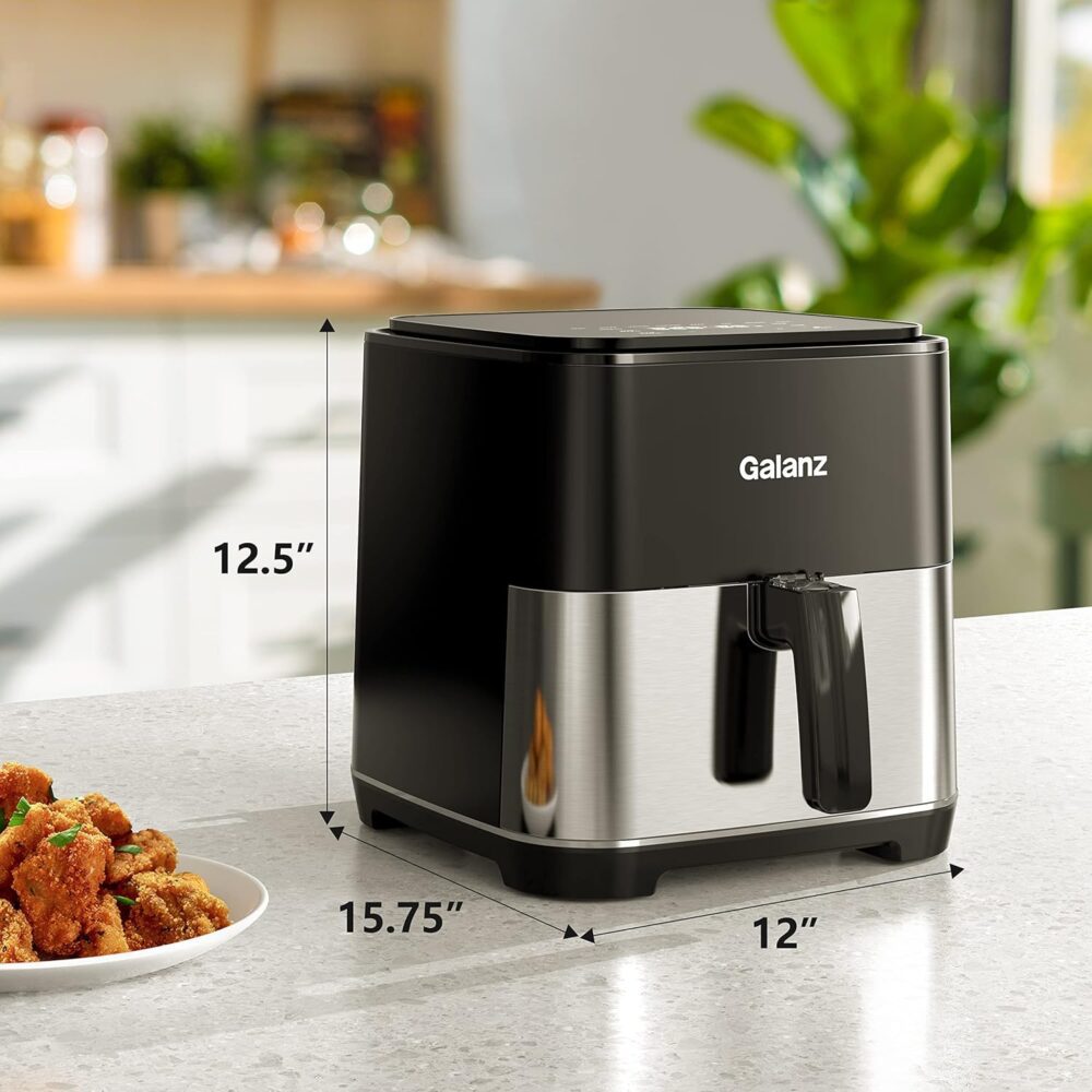 Galanz Fritadeira Elétrica Digital Sem Óleo com Painel de Co... | É bom mesmo? Descubra antes de comprar - Image 7