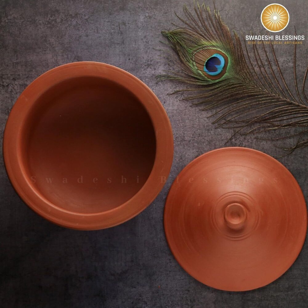 Swadeshi Blessings Panela de argila não esmaltada exclusiva ... - Image 2