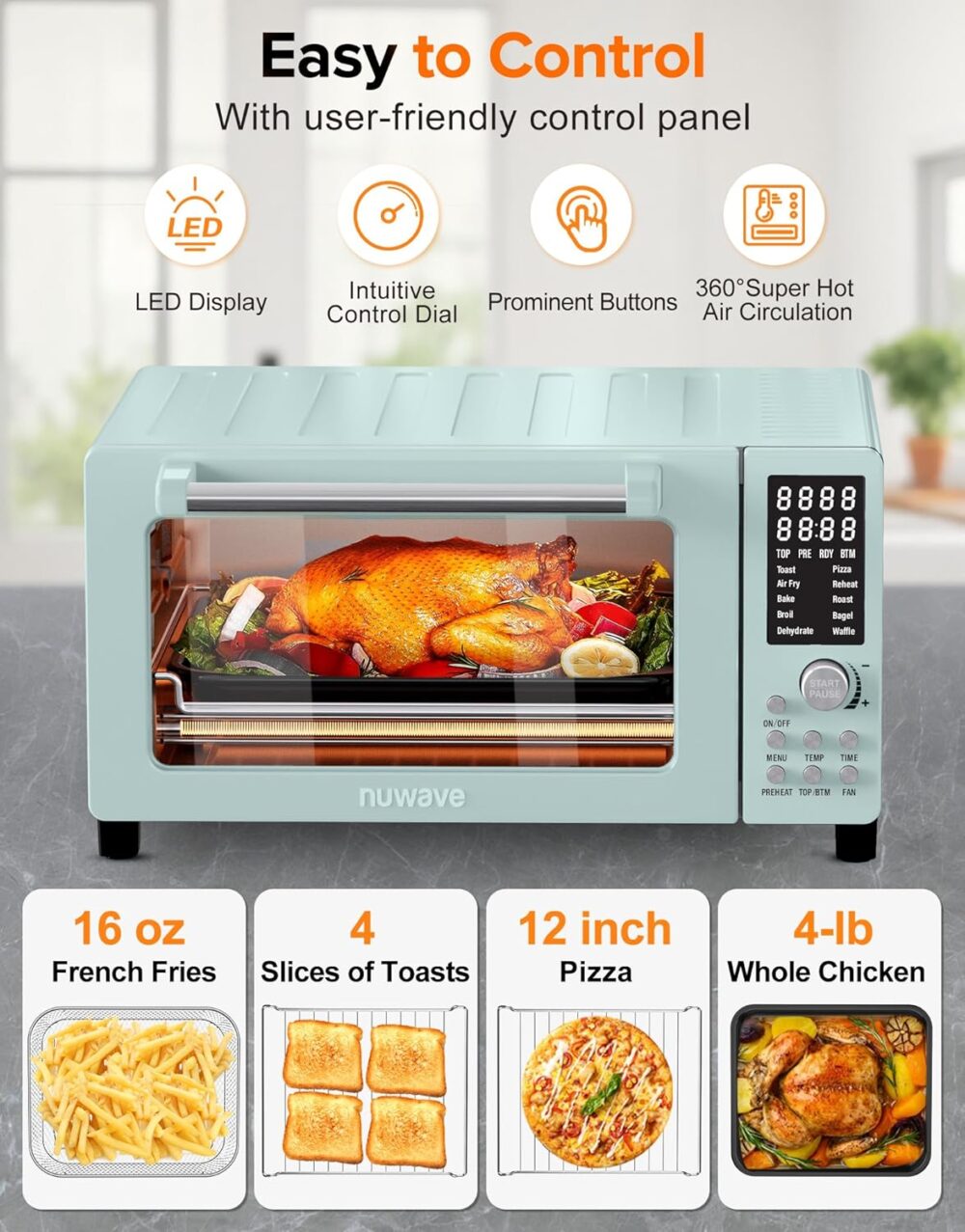 Nuwave Conjunto de forno Bravo Pro Smart Air Fryer torradeir... | É bom mesmo? Descubra antes de comprar - Image 6