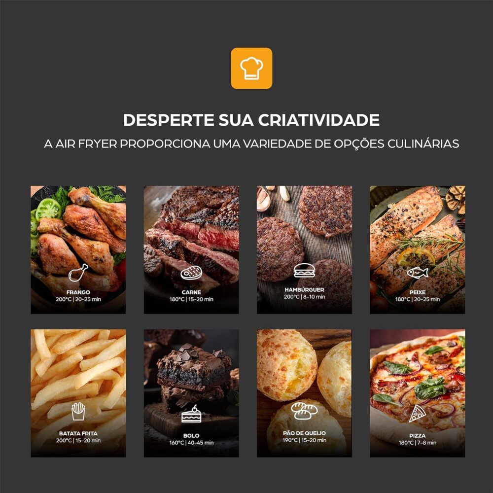 WAP Fritadeira Elétrica Air Fryer FAMILY 4 Litros, Temperatu... | É bom mesmo? Descubra antes de comprar - Image 12