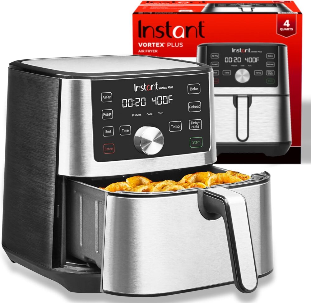 Instant Pot Fritadeira a ar Vortex Plus 4 QT, opções de prog... | É bom mesmo? Descubra antes de comprar