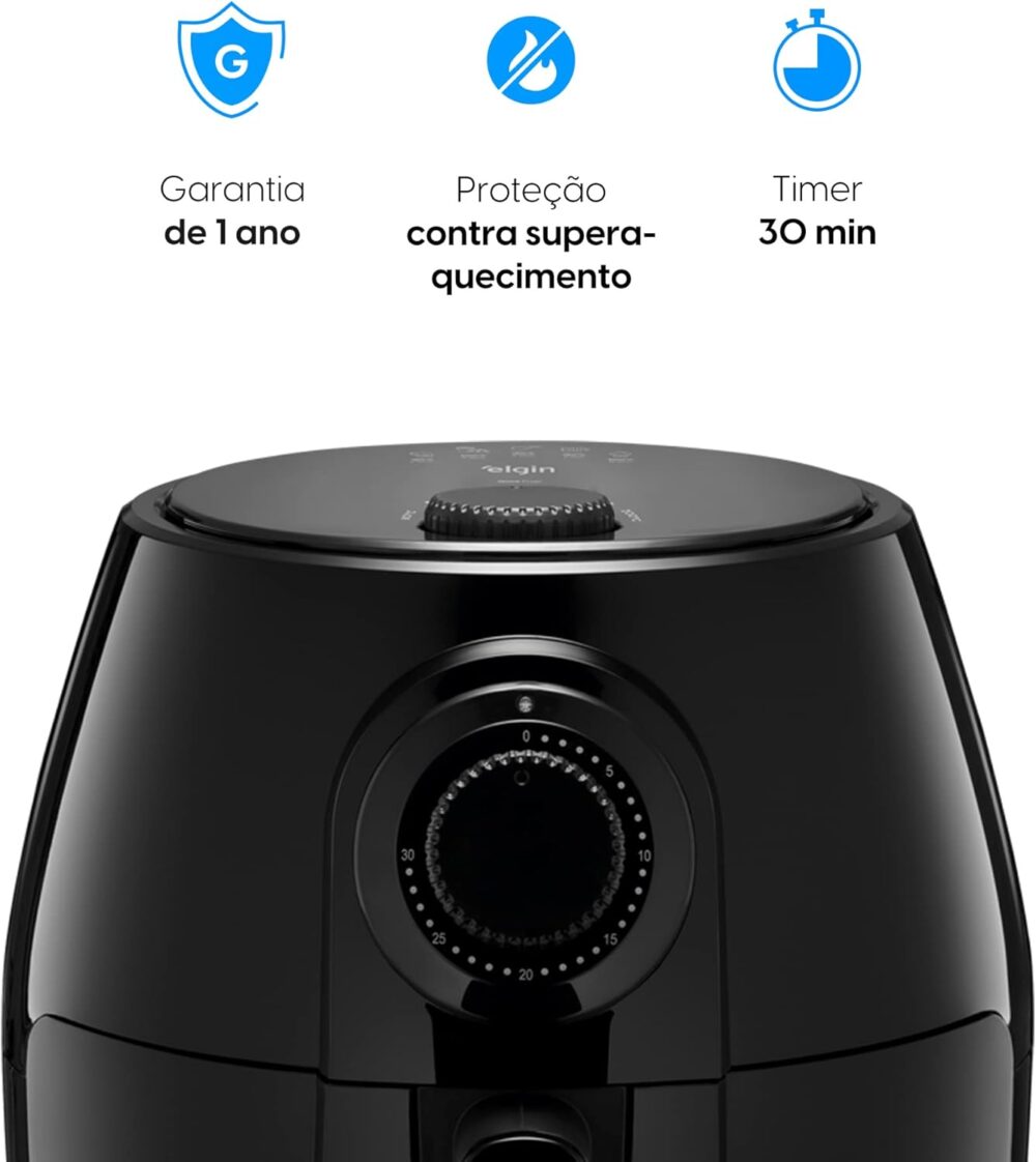 Fritadeira Elétrica Quick Fryer Elgin 4 Litros Preta com ces... | É bom mesmo? Descubra antes de comprar - Image 4