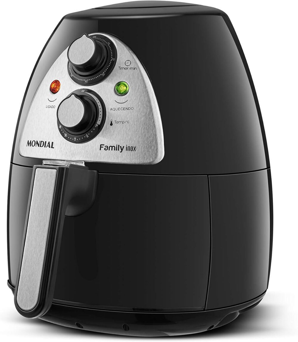 Fritadeira Sem Óleo Mondial, Family Inox-I - 4L, 110V, Preto... | É bom mesmo? Descubra antes de comprar - Image 8