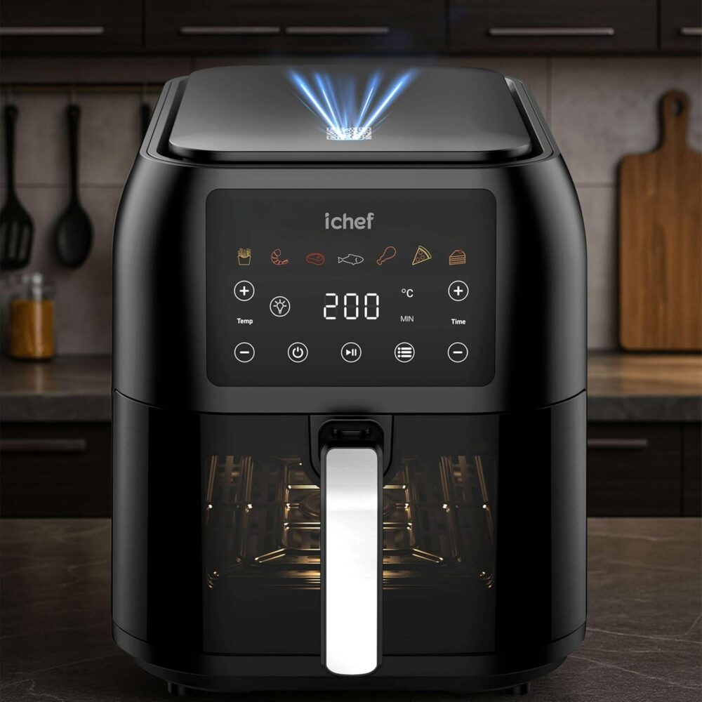 POLISHOP Fritadeira elétrica Airfryer Max Space 8L (110, Vol... | É bom mesmo? Descubra antes de comprar - Image 9