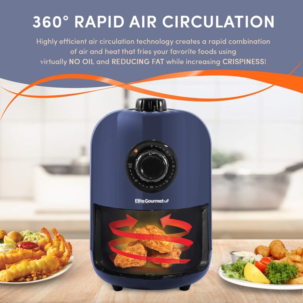 Elite Gourmet EAF1121BG Personal 1,1 L Fritadeira de ar quen... | É bom mesmo? Descubra antes de comprar - Image 6