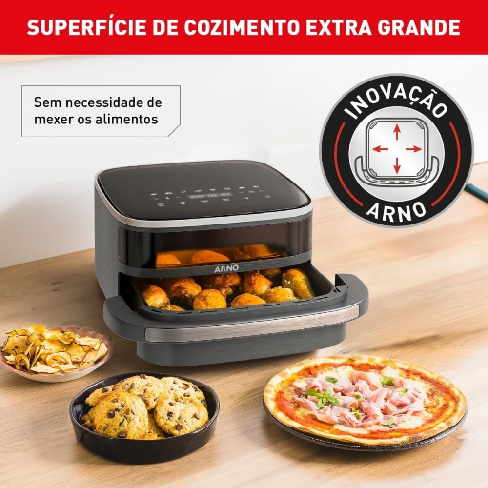 Fritadeira sem Óleo Air Fryer Arno Easy Fry Extra Superfície... | É bom mesmo? Descubra antes de comprar - Image 3