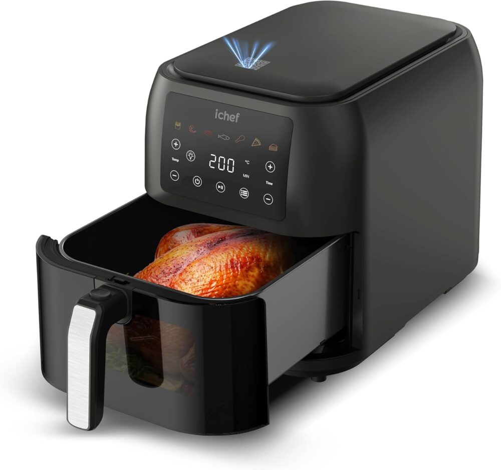 POLISHOP Fritadeira elétrica Airfryer Max Space 8L (110, Vol... | É bom mesmo? Descubra antes de comprar - Image 2