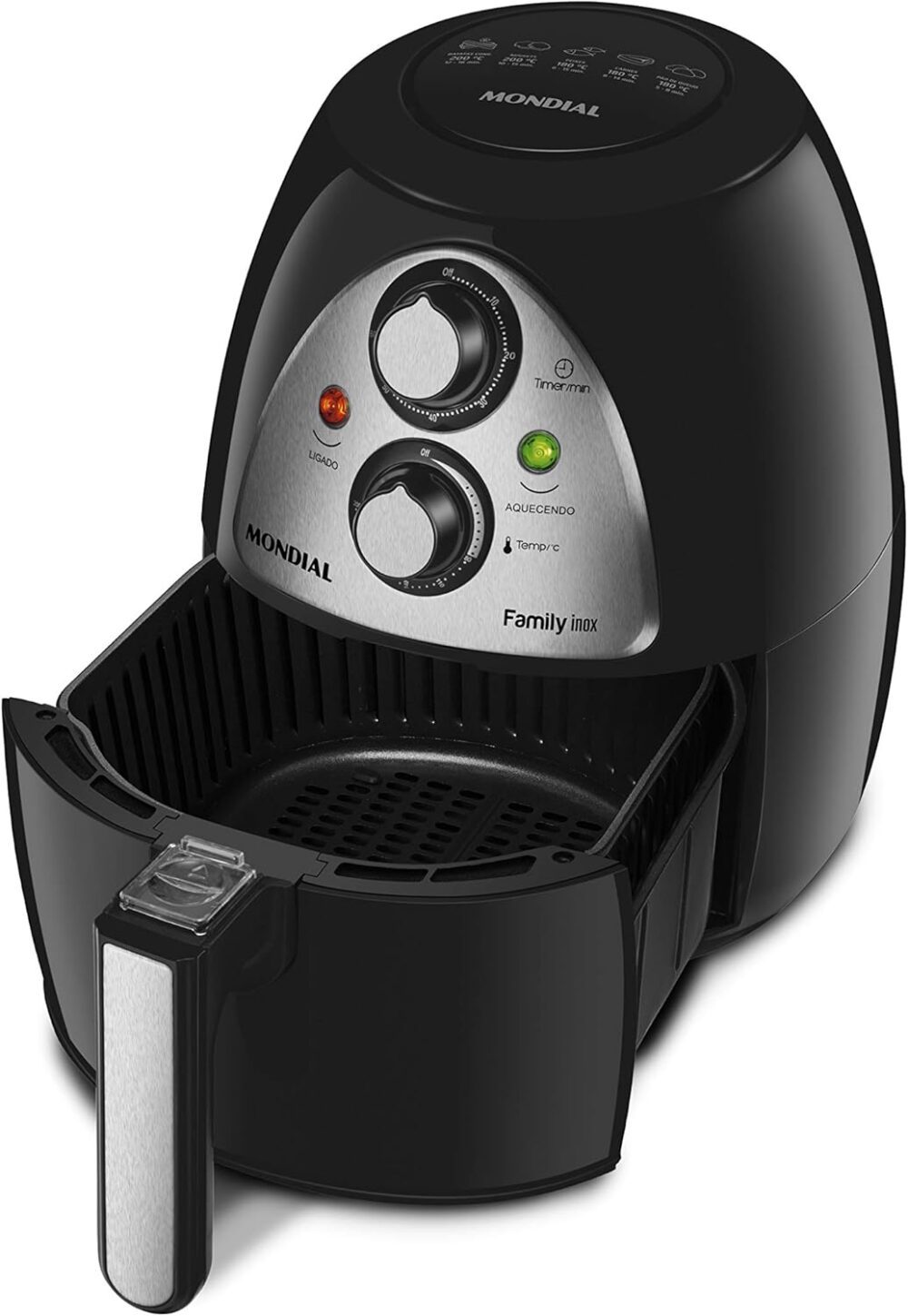 Fritadeira Sem Óleo Mondial, Family Inox-I - 4L, 110V, Preto... | É bom mesmo? Descubra antes de comprar - Image 5