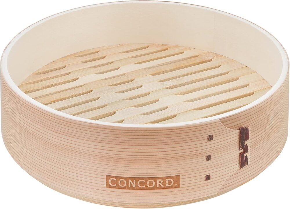 CONCORD Panela a vapor de aço inoxidável de 25,4 cm com vapo... - Image 4