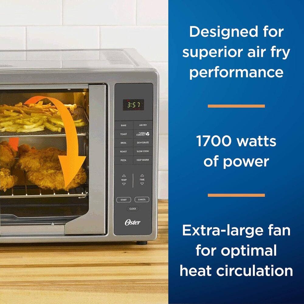Oster Air Fryer Forno 10 em 1 torradeira de bancada grande o... | É bom mesmo? Descubra antes de comprar - Image 6