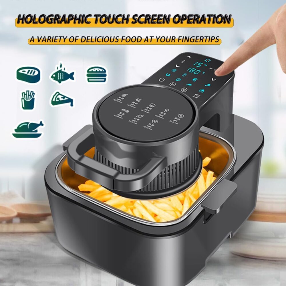 Fritadeira Sem Óleo Air Fryer,fritadeira de ar visível 5 em ... | É bom mesmo? Descubra antes de comprar - Image 2