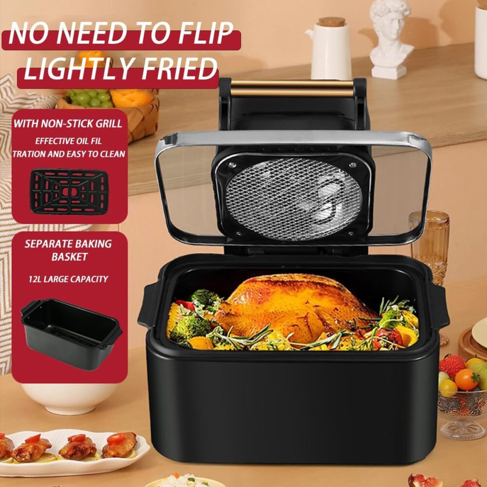 Fritadeira De Ar,janela visível,ampla faixa de temperatura d... | É bom mesmo? Descubra antes de comprar - Image 4