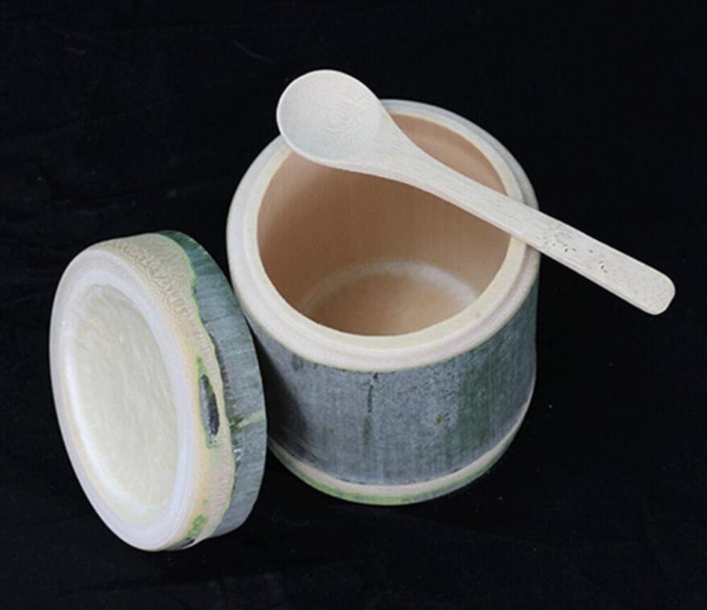YJIUYUANQ Vaporizador de tigela de arroz de tubo de bambu na... - Image 6
