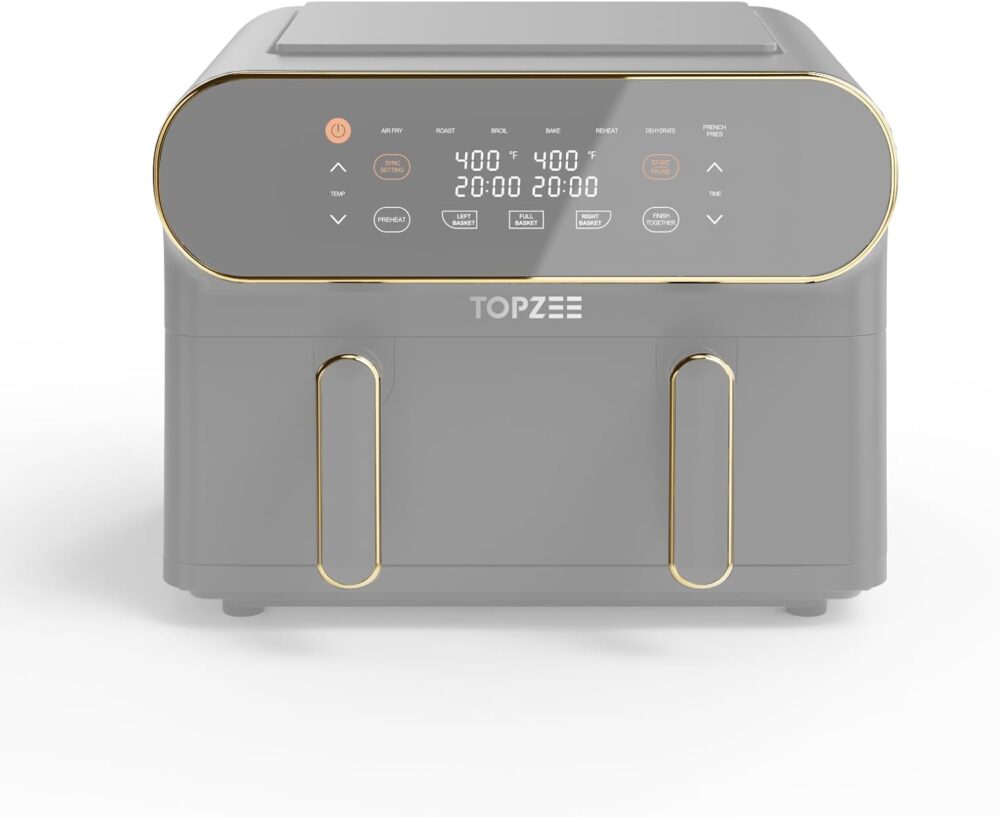 TOPZEE Fritadeira a ar grande de 11 litros, airfryer GG 8 em... | É bom mesmo? Descubra antes de comprar - Image 2