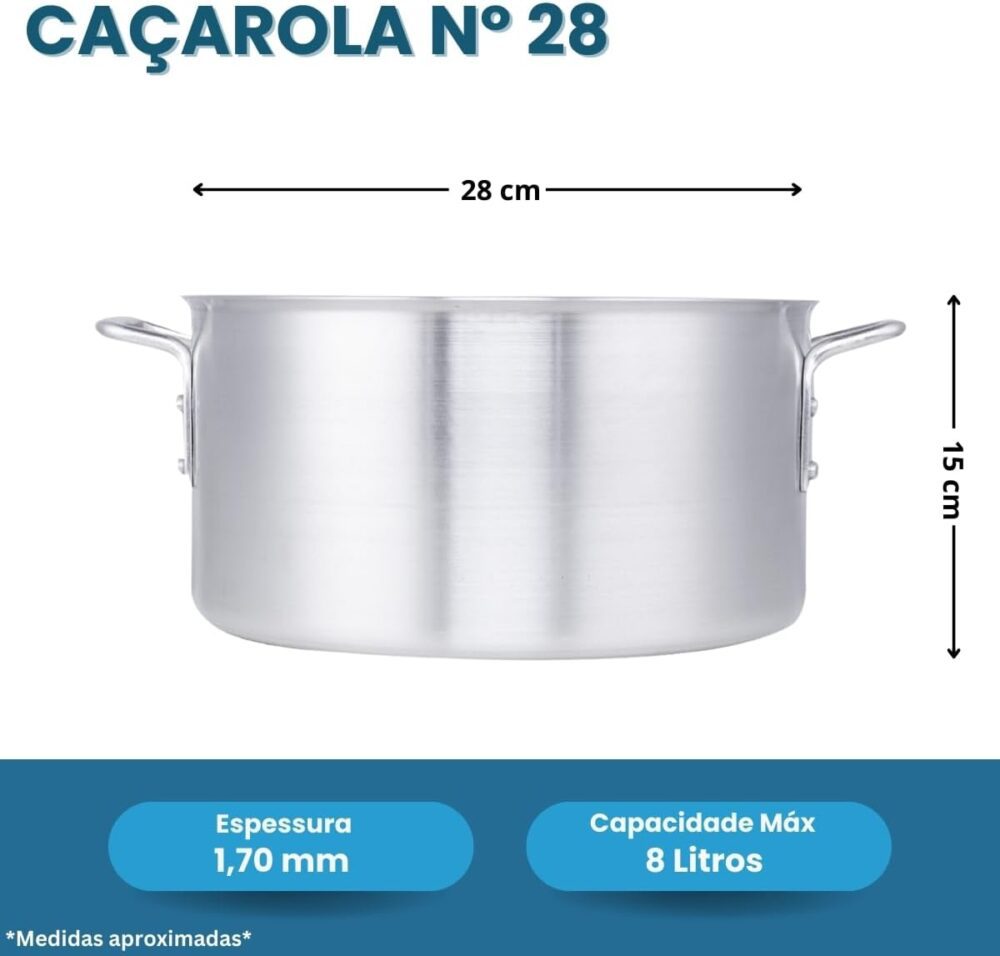 Caçarola Panela Grande Industrial Restaurante Profissional L... - Image 3