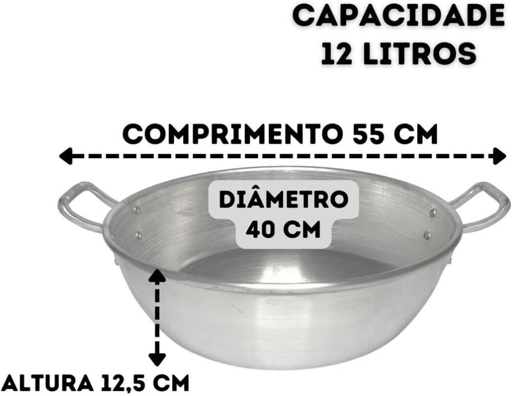 Tacho Medio Grande 5L 8L ou 12L Com Tampa N30 - N35 - N40 Fr... - Image 5