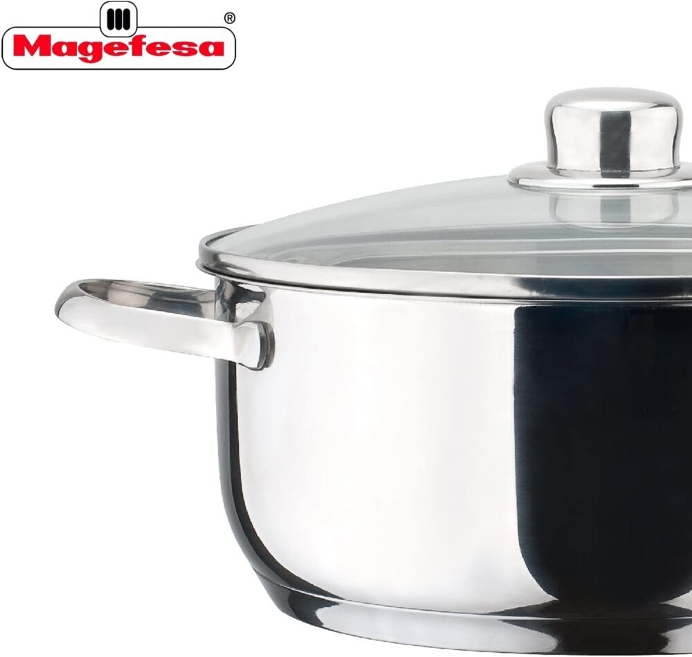 MAGEFESA ® Conjunto de panelas de aço inoxidável Dux de 7 pe... - Image 4