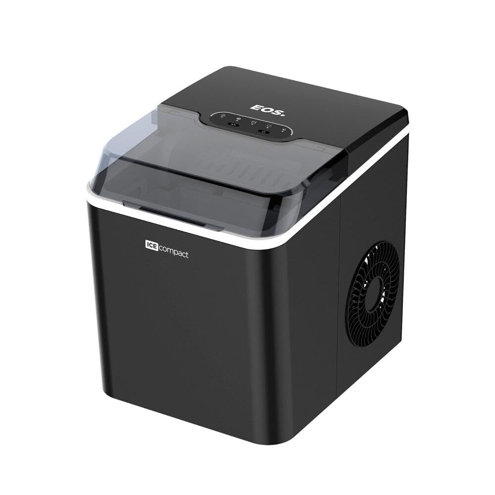 Máquina de Gelo 12kg Eos Ice Compact Emg04p Preto 110v