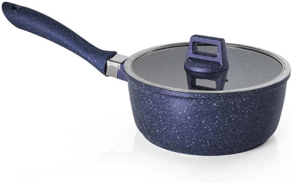 Jogo De Panelas 5 Peças Azul Graniflon Moda Do Chef Indução - Image 4