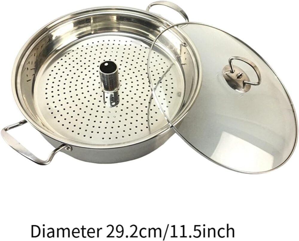 Baoblaze Panela a vapor de aço inoxidável, utensílios de coz... - Image 6