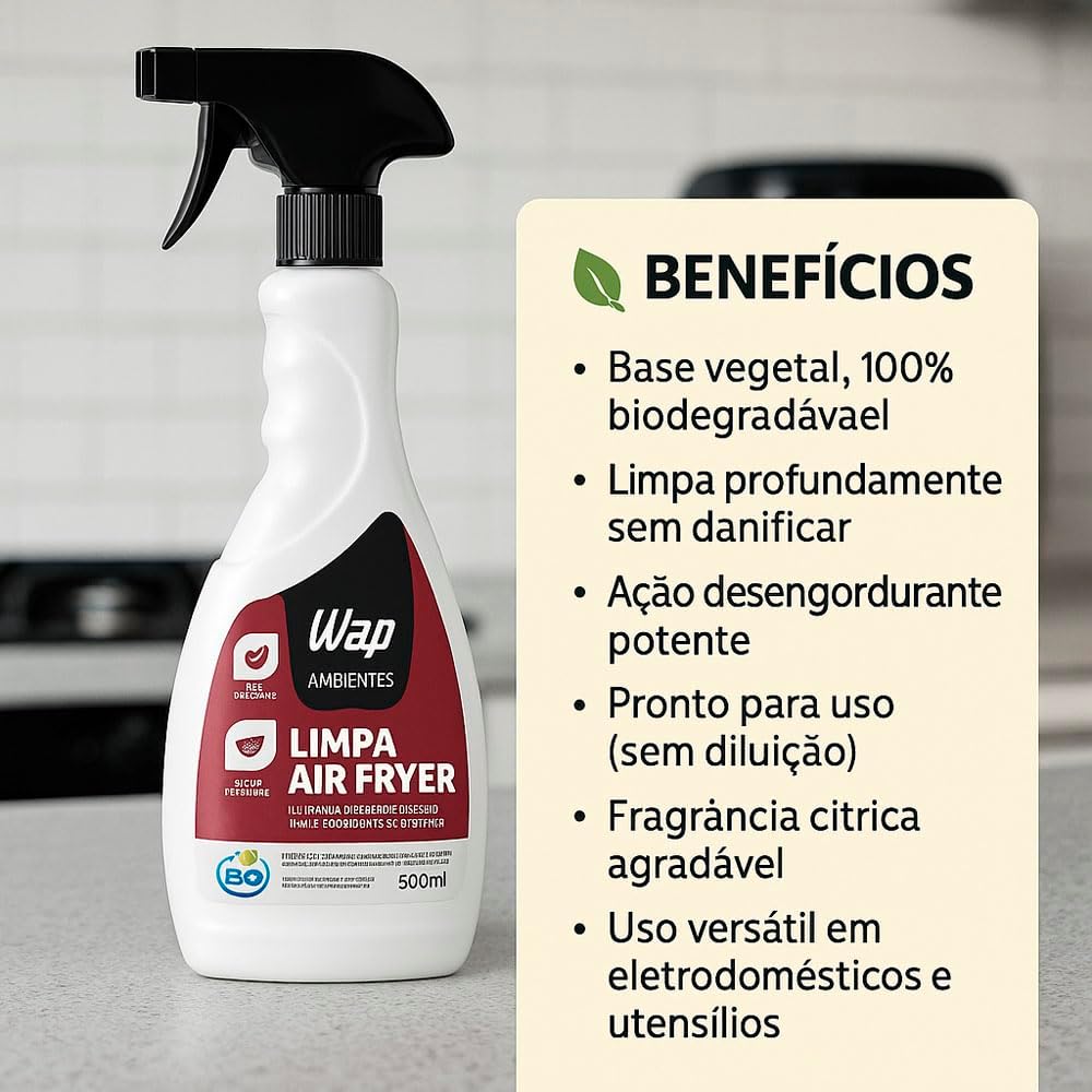 Kit 3 Limpa Air Fryer Limpa Utensílios Cozinha Fogão Eletrod... | É bom mesmo? Descubra antes de comprar - Image 4