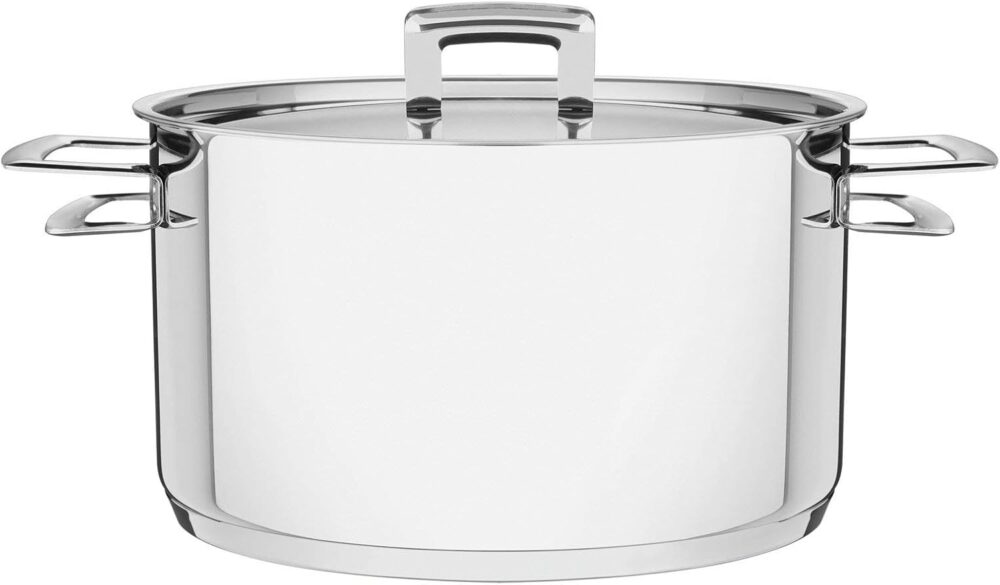 Caçarola Funda Fundo Triplo com Tampa Plana Tramontina Inox,... - Image 8