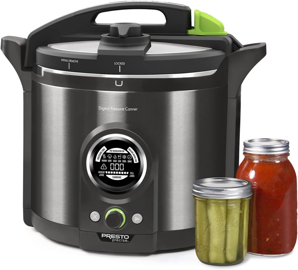 Presto 02144 Canner Digital, Preto Inoxidável 12Qt - Image 2
