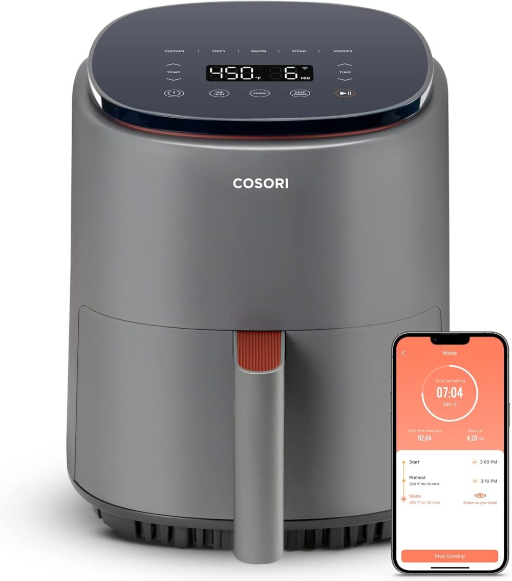 COSORI Fritadeira Air Fryer 4 L, 7 funções de cozimento frit... | É bom mesmo? Descubra antes de comprar