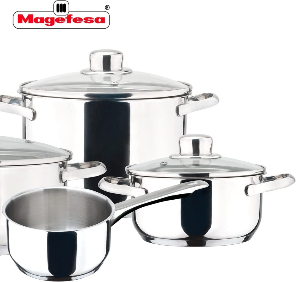 MAGEFESA ® Conjunto de panelas de aço inoxidável Dux de 7 pe... - Image 5