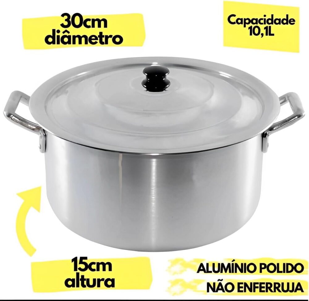 Jogo de Caldeirão Feijoada Kit 3 Jogos Hotel Restaurante Jog... - Image 6