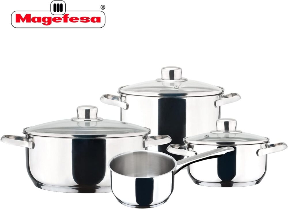 MAGEFESA ® Conjunto de panelas de aço inoxidável Dux de 7 pe... - Image 3