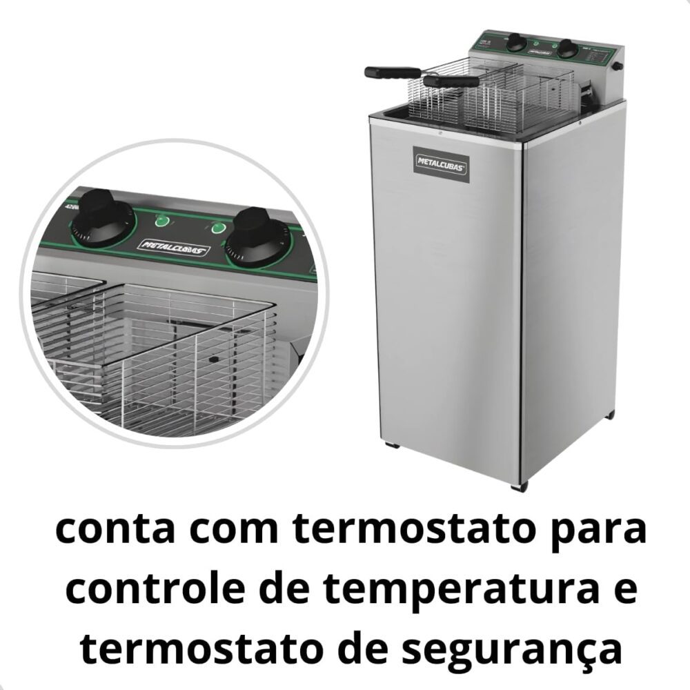 Fritadeira Elétrica Pedestal Zona Fria de Óleo FOE 15P 8000 ... | É bom mesmo? Descubra antes de comprar - Image 2