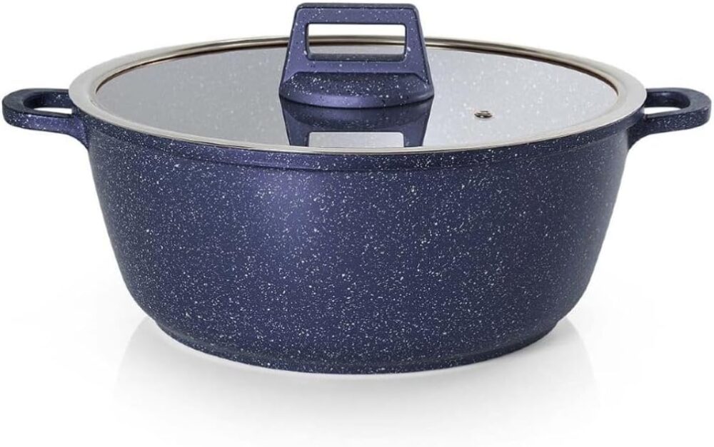 Jogo De Panelas 5 Peças Azul Graniflon Moda Do Chef Indução - Image 2