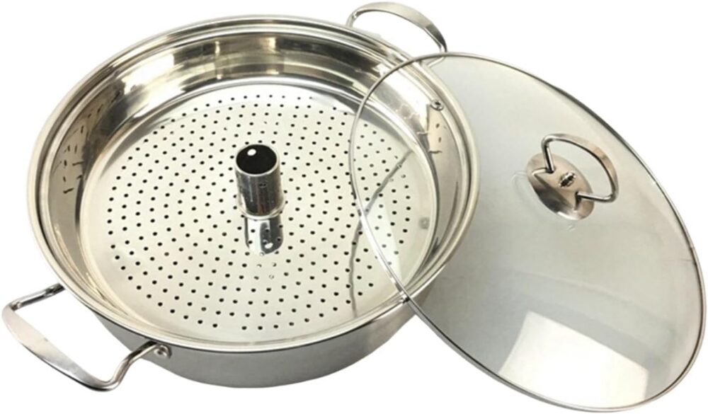 Baoblaze Panela a vapor de aço inoxidável, utensílios de coz...