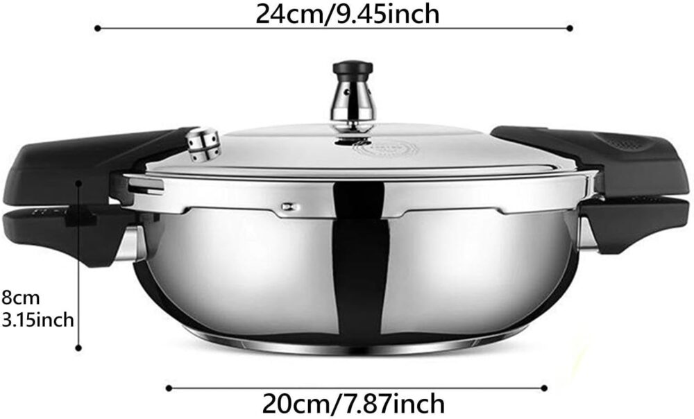 AFXGUSD Panela de Pressão para Fogão, Panela de Carne Cozida... - Image 4