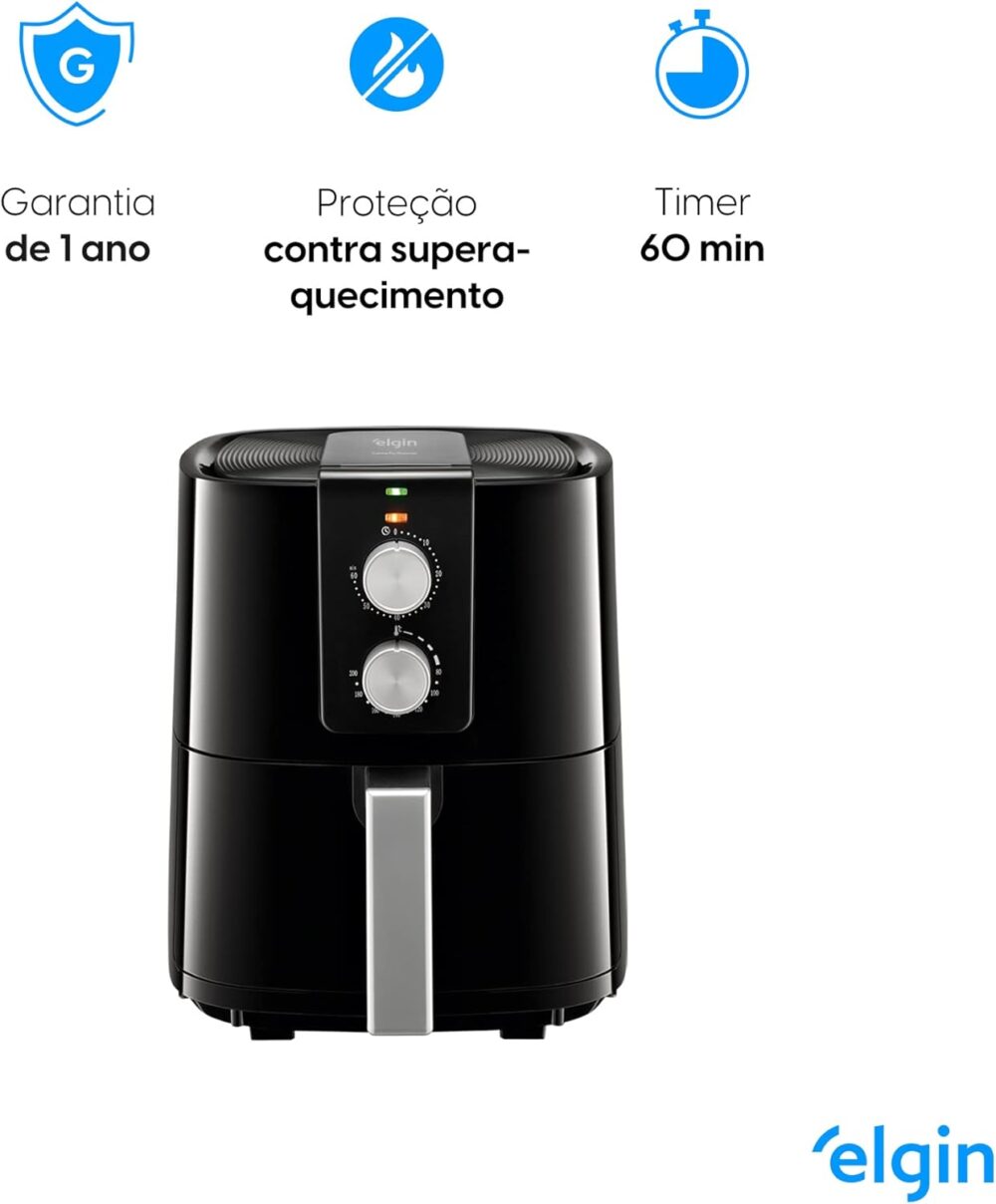 Fritadeira Elétrica Cuisine Fry Gourmet Elgin 5,5 Litros Pre... | É bom mesmo? Descubra antes de comprar - Image 6