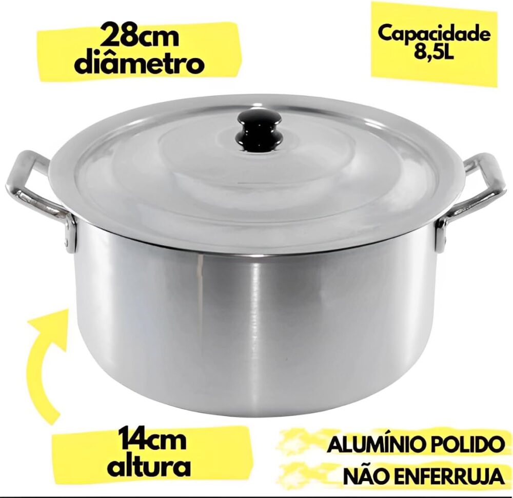 Jogo de Caldeirão Feijoada Kit 3 Jogos Hotel Restaurante Jog... - Image 5
