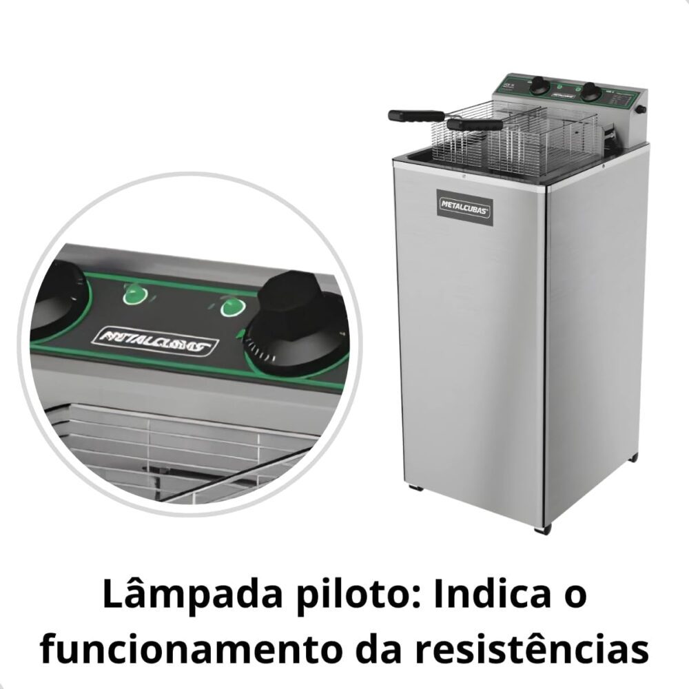 Fritadeira Elétrica Pedestal Zona Fria de Óleo FOE 15P 8000 ... | É bom mesmo? Descubra antes de comprar - Image 6