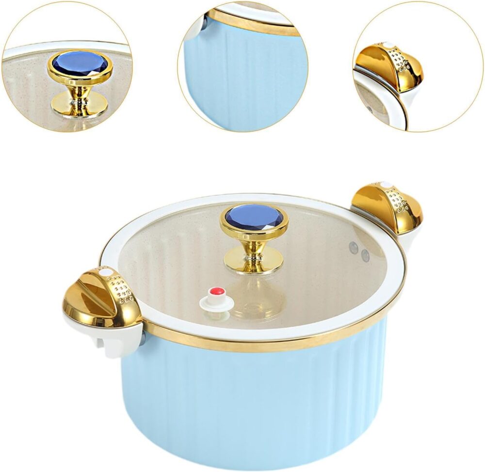 Llazsybz Panela de Fogão 7L, Tigela para Macarrão, Panela de... - Image 3