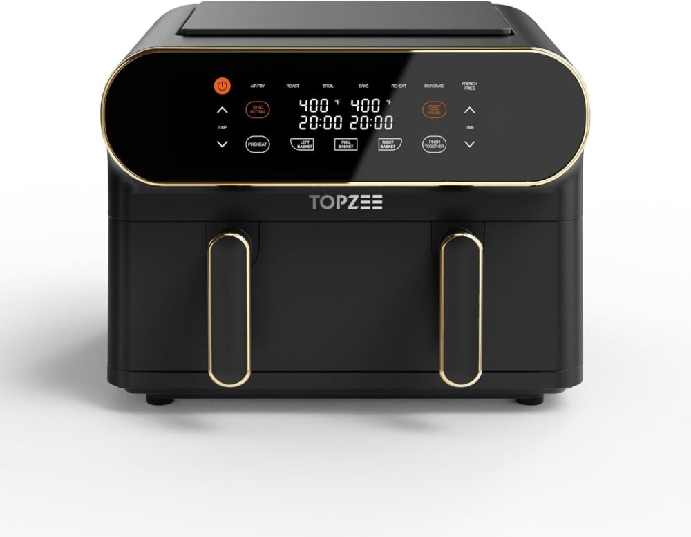 TOPZEE Fritadeira a ar grande de 11 litros, airfryer GG 8 em... | É bom mesmo? Descubra antes de comprar