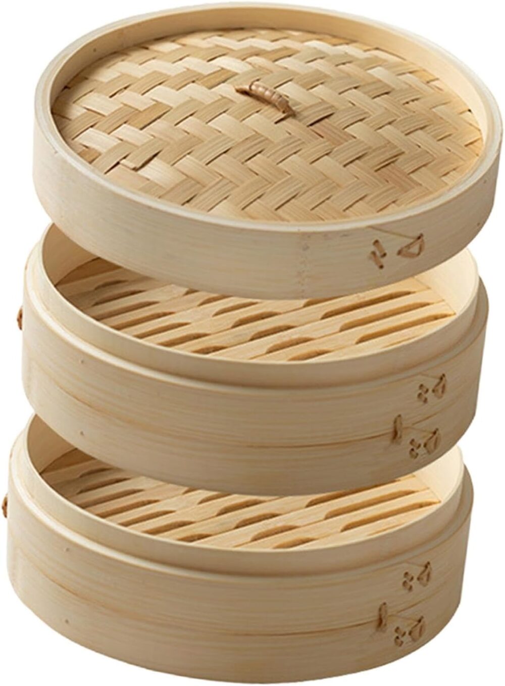 ＫＬＫＣＭＳ Cesta de vapor de bambu para bolinhos, panela a vapor...