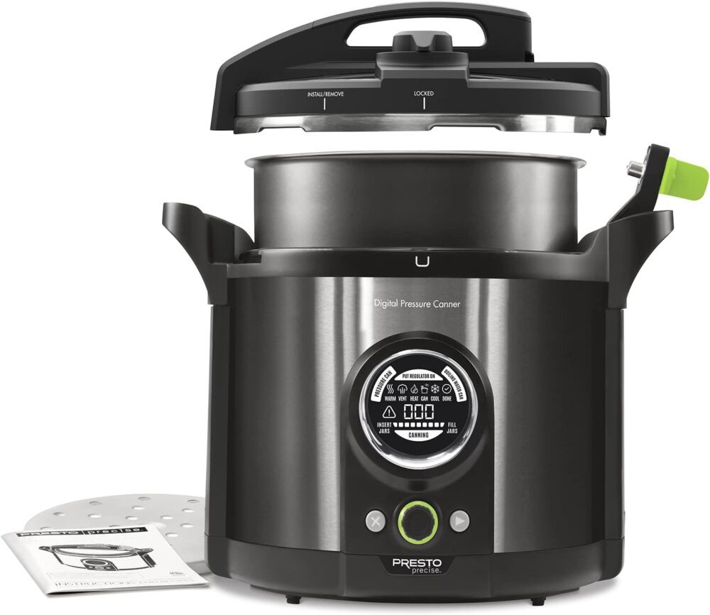 Presto 02144 Canner Digital, Preto Inoxidável 12Qt - Image 4