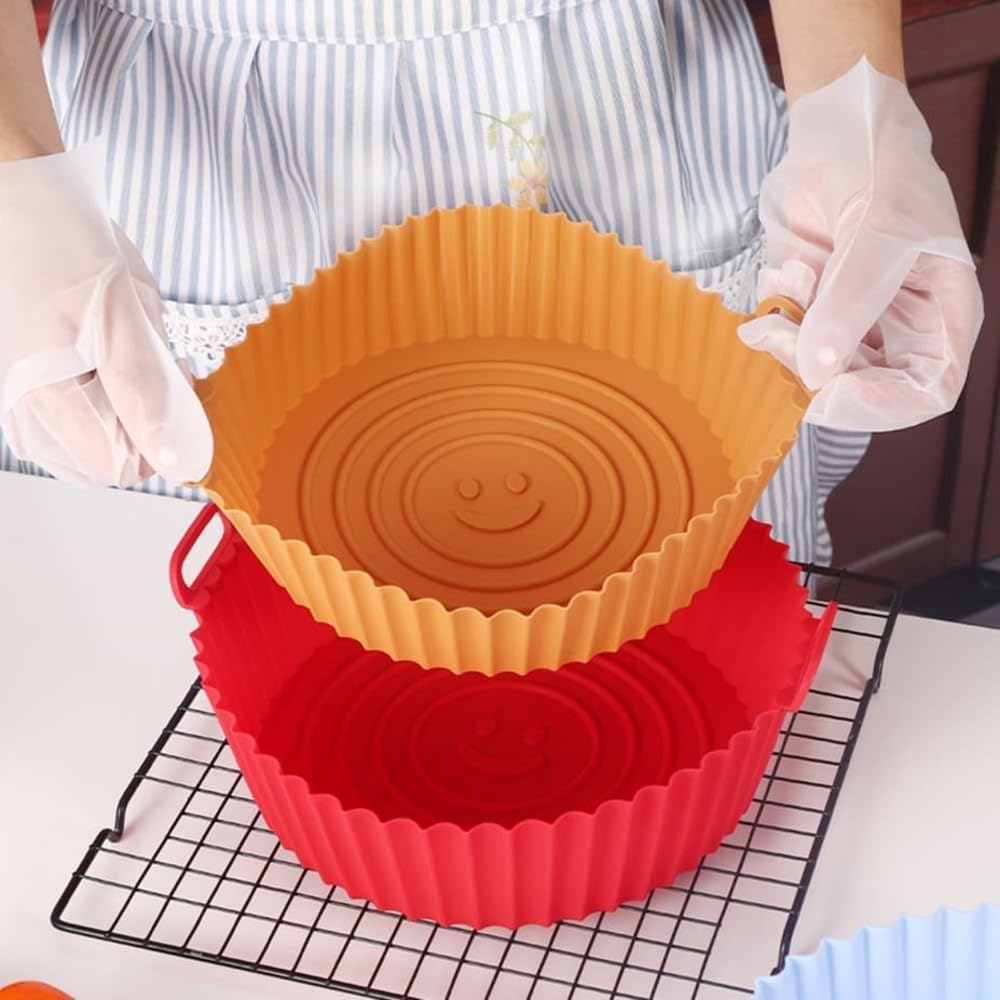 Kit com 6 Forros de Silicone para Air Fryer - Reutilizáveis,... | É bom mesmo? Descubra antes de comprar - Image 5