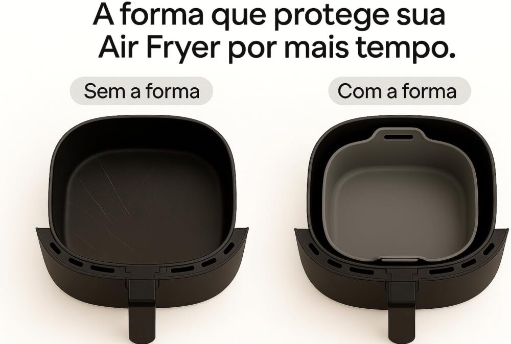 Forma de Silicone Quadrada Premium para Air Fryer 3 a 5 Litr... | É bom mesmo? Descubra antes de comprar - Image 4